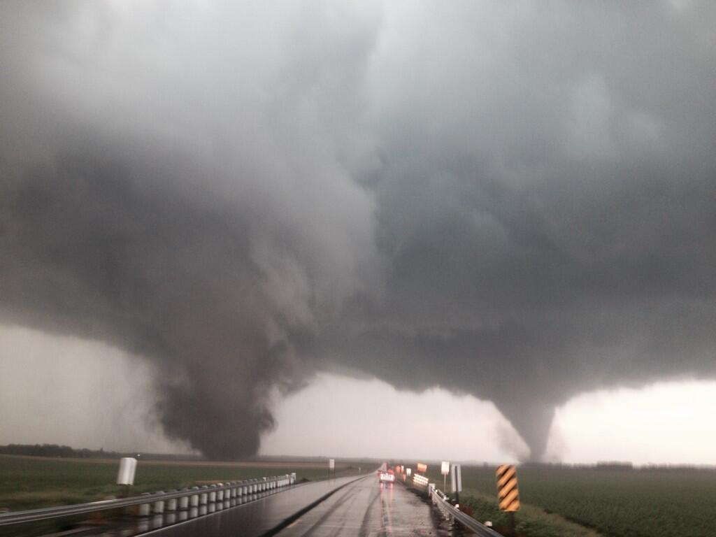 Rare Twin Tornadoes Strike Nebraska