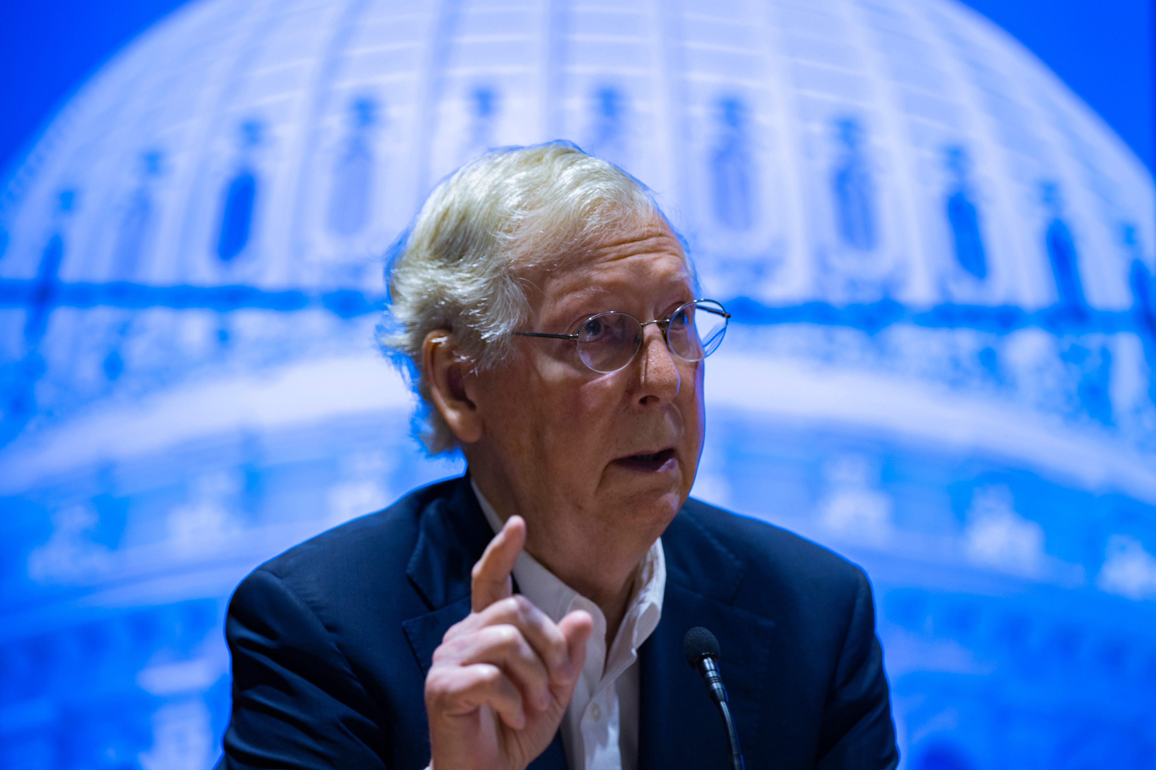 McConnell Sets GOP Demands for Government-Funding Deal
