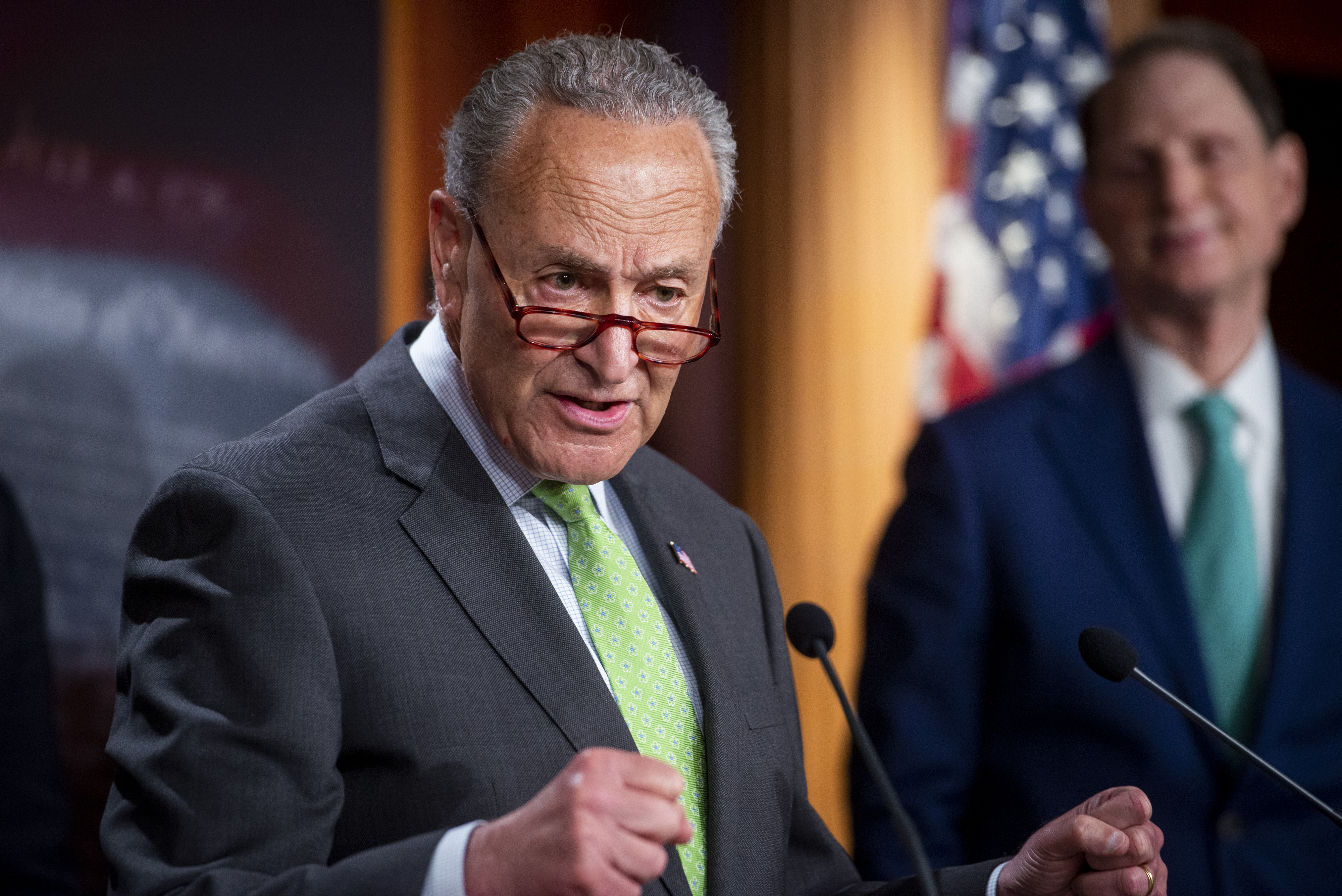 Schumer Rushes Unwritten Infrastructure Package to a Vote