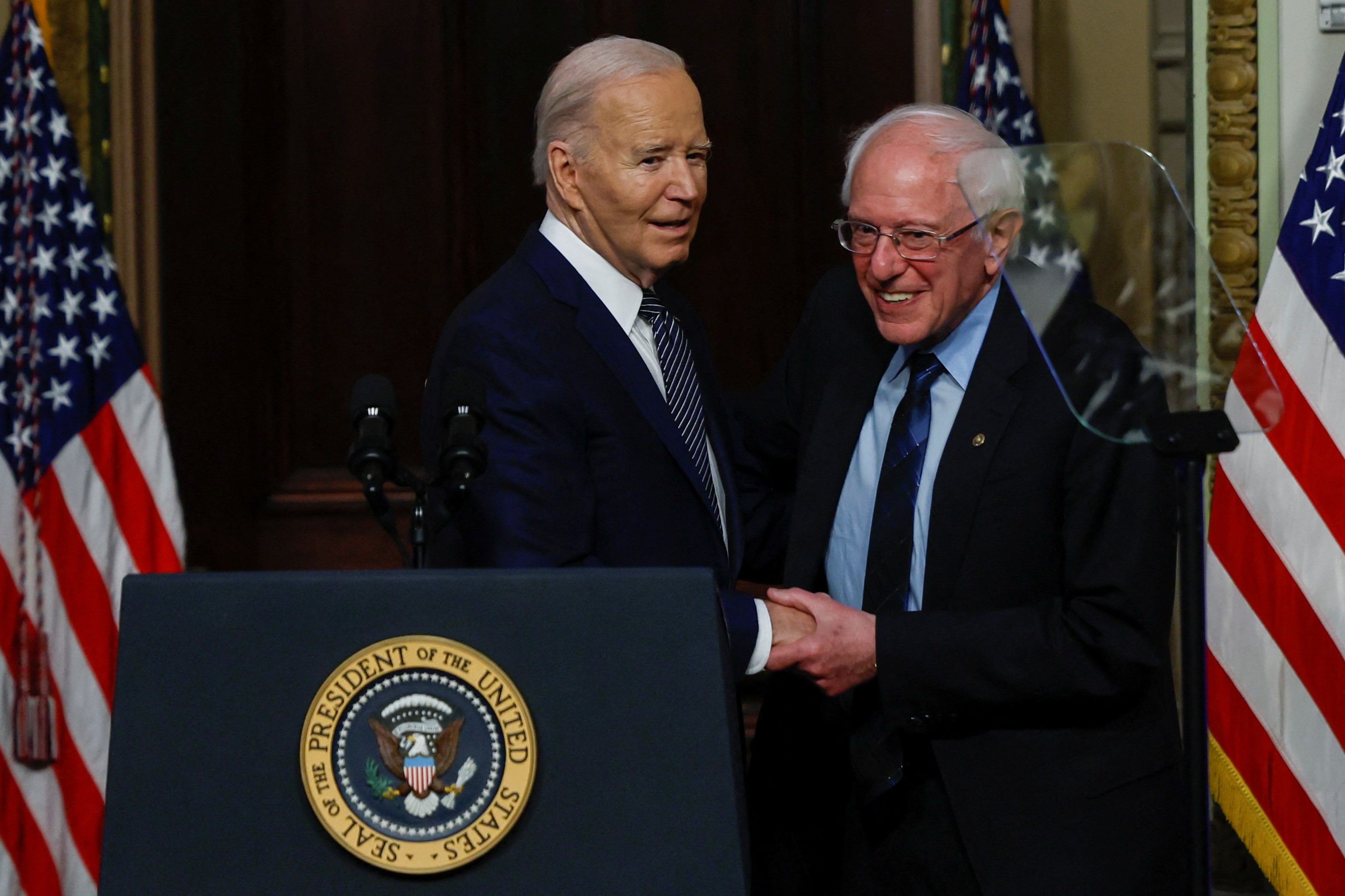Biden Touts Healthcare Progress With Support From a Former Rival