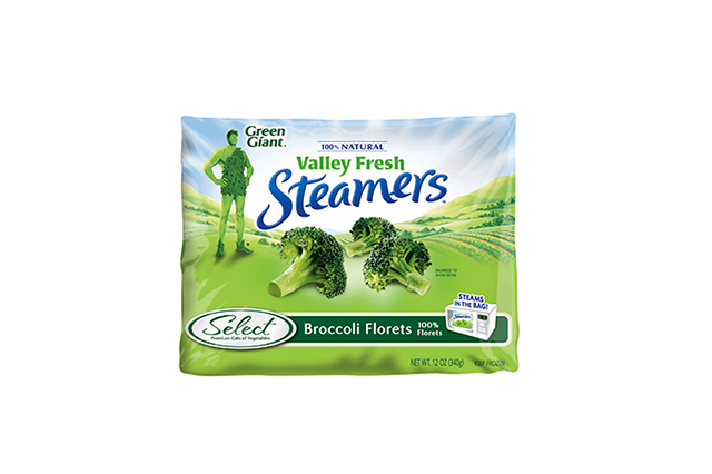 Frozen prepared vegetables