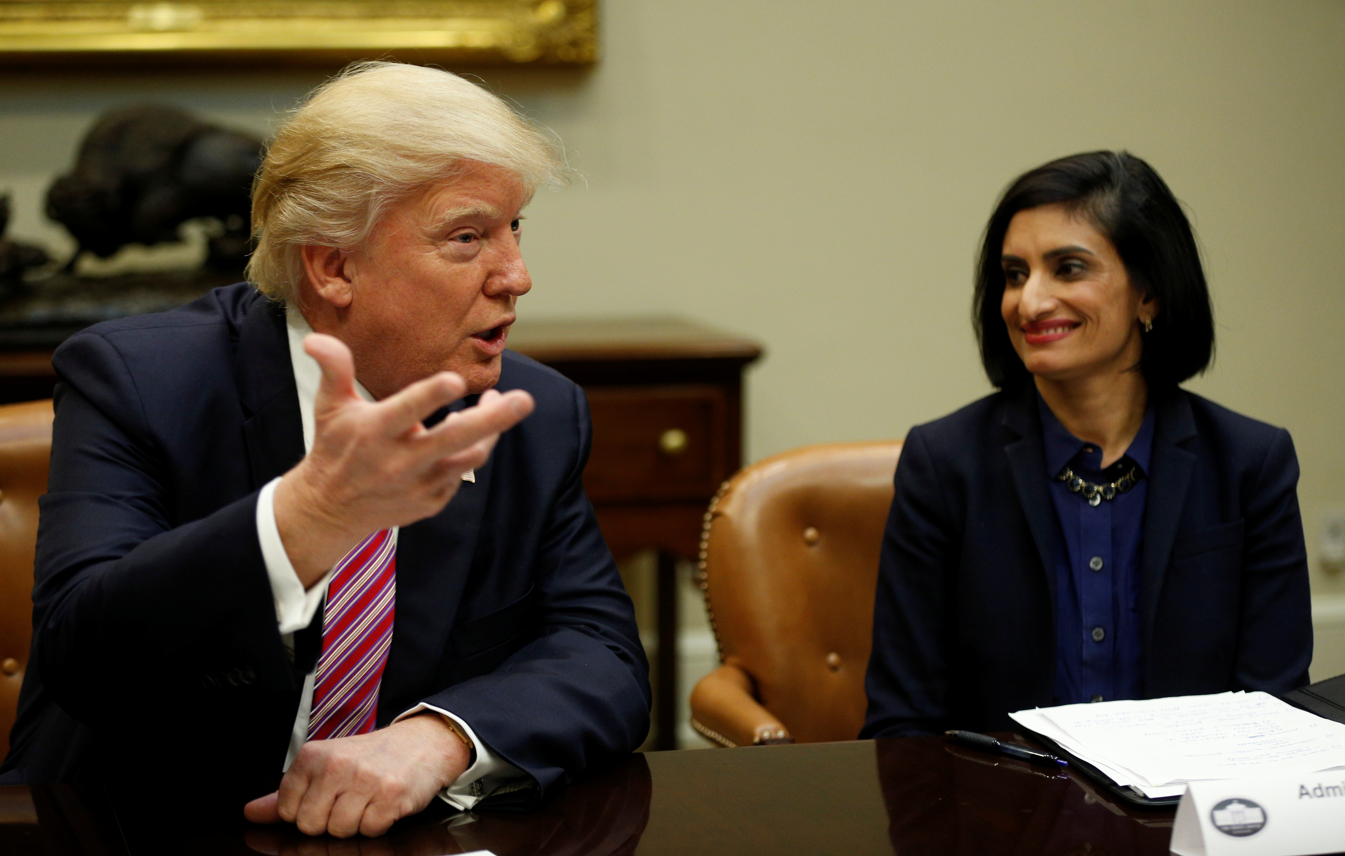 Top Trump Health Official Takes Swipes At ACA, Single-Payer in Enemy Territory
