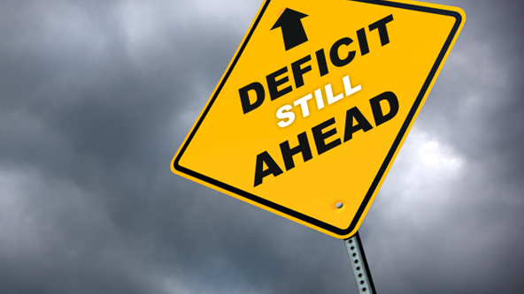 First-Quarter Deficit Grew by 12%, CBO Projects