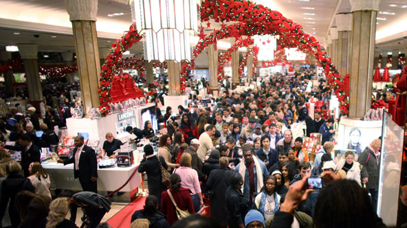 Consumers Shopped Less on Weekend Before Christmas