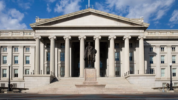 US Treasury Slashes Borrowing Estimate