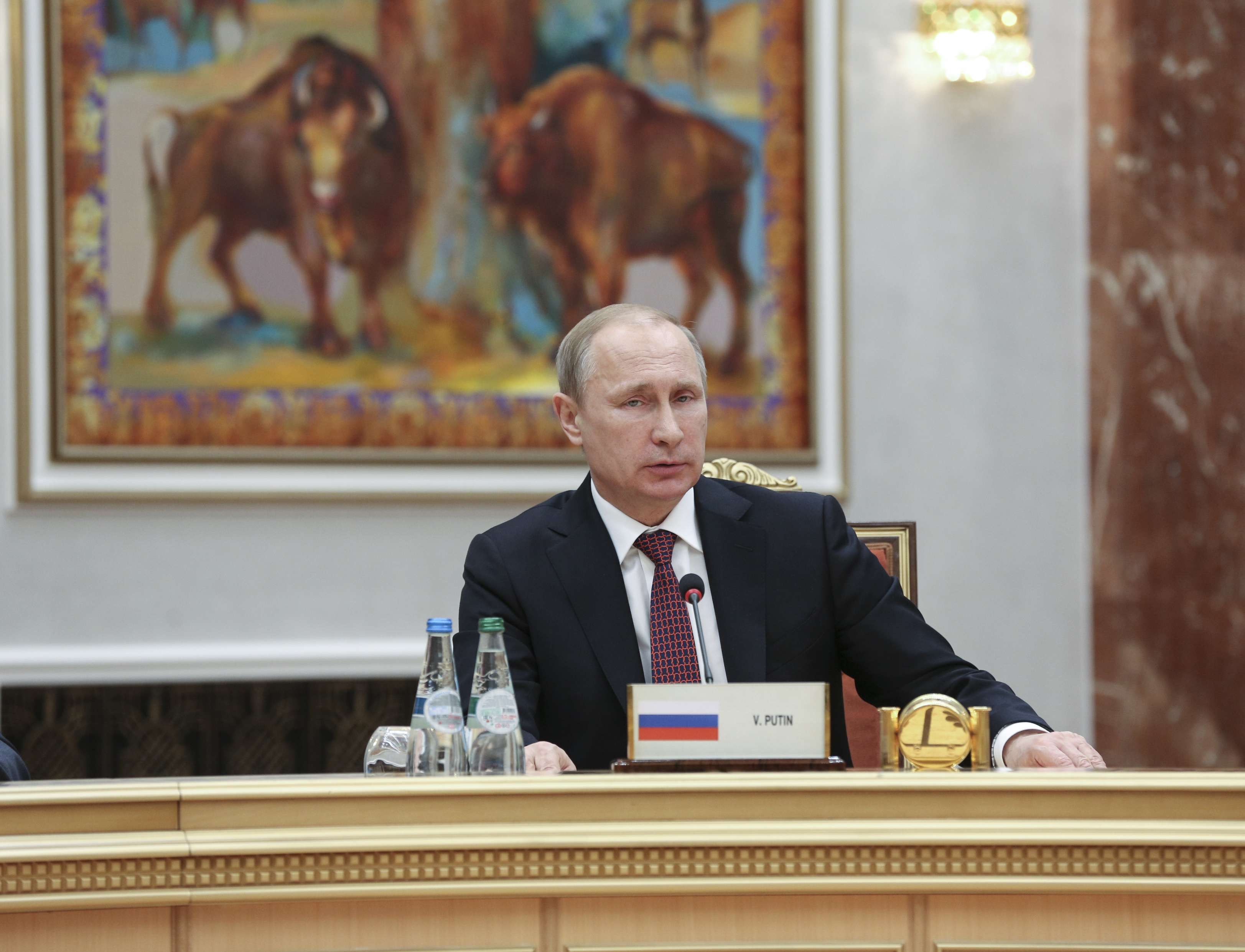 Putin Says Tensions in Europe Are the Fault of the U.S.