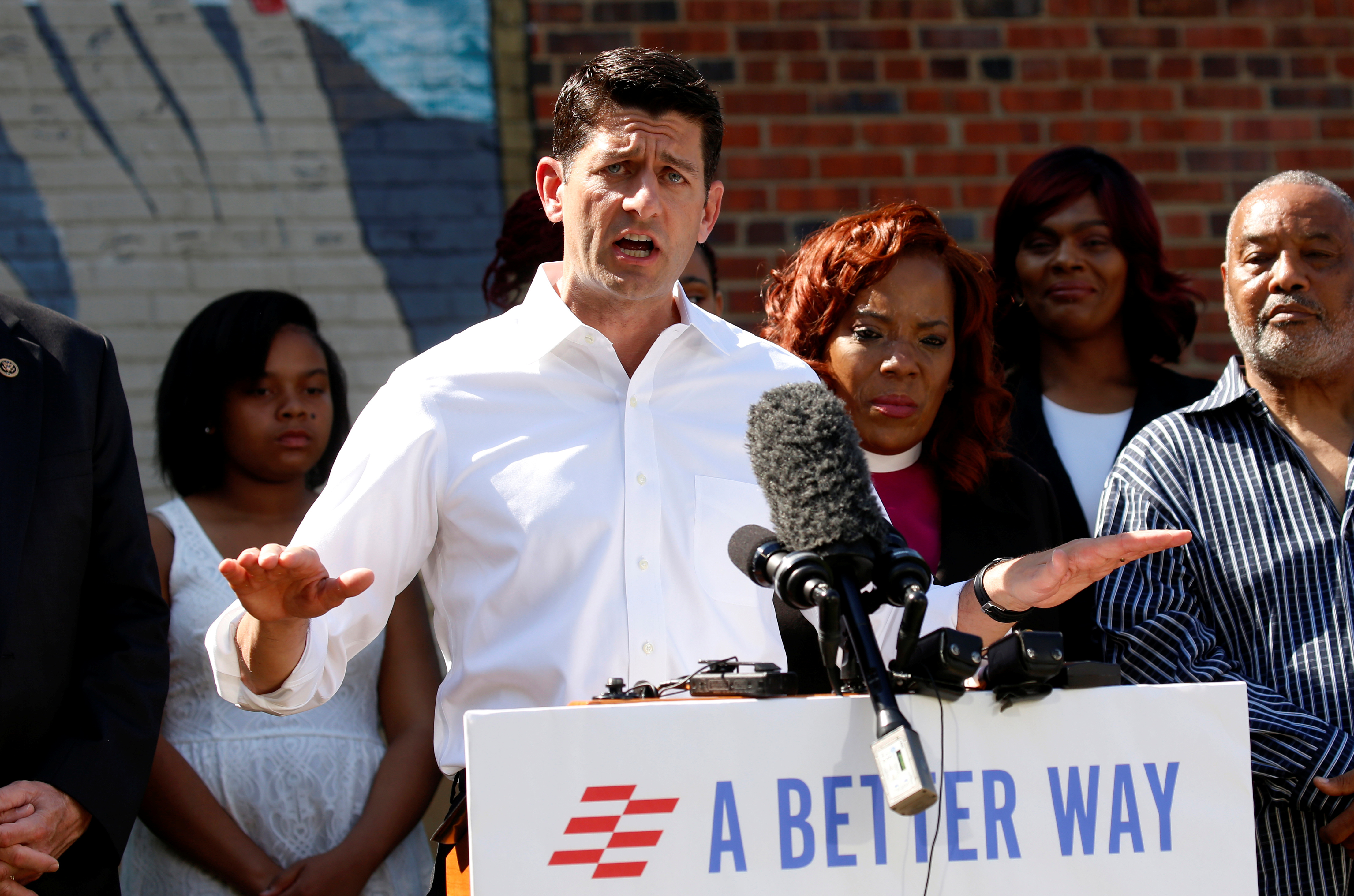 Angry Trump Populists Confront Paul Ryan at His Home