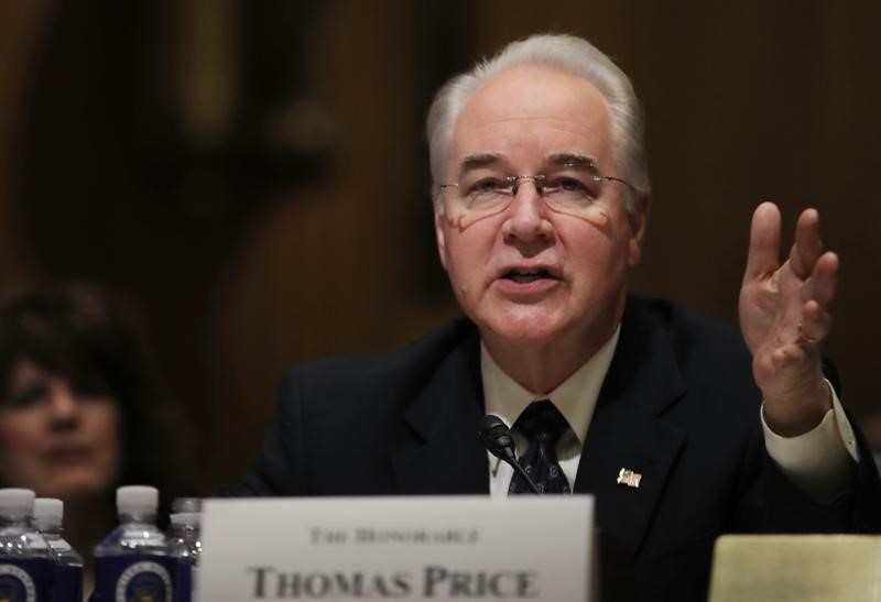 Price Says Eliminating the ACA’s Individual Mandate Is Trump’s Top Priority